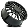 A113208293P10516 A113 DUALLY THUNDER FRONT Wheel [Size: 20"x8.25"] Gloss Black & Milled Finish - image 2