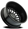 A113228292N20202 A113 DUALLY THUNDER REAR Wheel [Size: 22"x8.25"] Glossy Black Finish - image 2
