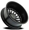 A113208292N20201 A113 DUALLY THUNDER REAR Wheel [Size: 20"x8.25"] Satin Black Finish - image 2