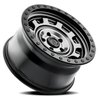 A112179089N01205 A112 GUNNER Wheel [Size: 17"x9"] Satin Gun Metal Center w/Satin Black Lip Finish - image 2