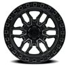 A109200017N01804 A109 HUSTLE Wheel [Size: 20"x10"] Satin Black Center w/Glossy Black Lip Finish - image 3