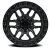 A109209089P02004 A109 HUSTLE Wheel [Size: 20"x9"] Satin Black Center w/Glossy Black Lip Finish - image 3