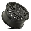 A109179084P00005 A109 HUSTLE Wheel [Size: 17"x9"] Satin Gun Metal Center w/Satin Black Lip Finish - image 2
