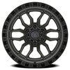 A109179084P00005 A109 HUSTLE Wheel [Size: 17"x9"] Satin Gun Metal Center w/Satin Black Lip Finish - image 3