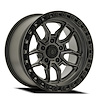 A109179075N01205 A109 HUSTLE Wheel [Size: 17"x9"] Satin Gun Metal Center w/Satin Black Lip Finish - image 1
