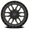 A109209084P00005 A109 HUSTLE Wheel [Size: 20"x9"] Satin Gun Metal Center w/Satin Black Lip Finish - image 3