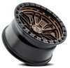 A109179089P00015 A109 HUSTLE Wheel [Size: 17"x9"] Smoked Bronze Center w/Satin Black Lip Finish - image 2