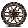 A109179089N01215 A109 HUSTLE Wheel [Size: 17"x9"] Smoked Bronze Center w/Satin Black Lip Finish - image 3