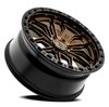 A109209089P02015 A109 HUSTLE Wheel [Size: 20"x9"] Smoked Bronze Center w/Satin Black Lip Finish - image 2