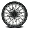 A101179075P00005 A101 MESA Wheel [Size: 17"x9"] Satin Gun Metal Center w/Satin Black Lip Finish - image 3