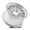 A103178584P02519 A103 MISSION Wheel [Size: 17"x8.5"] Gloss Silver Machined Finish - image 2