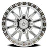 A103209017P02019 A103 MISSION Wheel [Size: 20"x9"] Gloss Silver Machined Finish - image 3