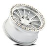 A103209082P02019 A103 MISSION Wheel [Size: 20"x9"] Gloss Silver Machined Finish - image 2