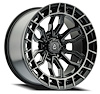 A102179089P00106 A102 RECON Wheel [Size: 17"x9"] Glossy Black Center w/Machined DDT Lip Finish - image 1