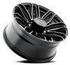 A111209018P00010 A111 SUPREME Wheel [Size: 20"x9"] Glossy Black Brushed w/DDT Face Finish - image 2