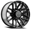 A111209082P00001 A111 SUPREME Wheel [Size: 20"x9"] Satin Black Finish - image 1
