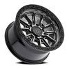 A106209084P00011 A106 TREK Wheel [Size: 20"x9"] Glossy Gun Metal Center w/Glossy Black Lip Finish - image 2