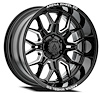 A117222089N04416 A117 VIOLATOR Wheel [Size: 22"x12"] Gloss Black & Milled Finish