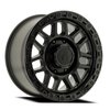 A119 BOOST Wheel [Size: 18"x9"] Satin Black Center w/ Glossy Black Lip Finish A119189082P02004 - image 1