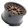 A119 BOOST Wheel [Size: 17"x9"] Smoked Bronze Center Satin Black Lip Finish A119179075P00015 - image 2