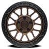 A119 BOOST Wheel [Size: 17"x9"] Smoked Bronze Center Satin Black Lip Finish A119179075P00015 - image 3