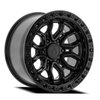 A120 TERRA Wheel [Size: 17"x9"] Satin Black Center w/ Glossy Black Lip Finish A120179089P00004 - image 1