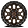 A120 TERRA Wheel [Size: 17"x9"] Smoked Bronze Center w/ Glossy Black Lip Finish A120179089P00026 - image 3
