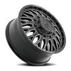 A121 DUALLY MONARCH FRONT Wheel [Size: 20"x8.25"] Gloss Black And Milled Finish A12120828DP10016 - image 2