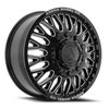 A121 DUALLY MONARCH FRONT Wheel [Size: 22"x8.25"] Gloss Black And Milled Finish A121228293P10016 - image 1