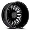 A121 DUALLY MONARCH REAR Wheel [Size: 22"x8.25"] Gloss Black And Milled Finish A1212282A9N22016 - image 1