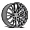 A124 FINESSE Wheel [Size: 22"x9.5"] Glossy Gun Metal Brushed Face Finish A124229589P02527 - image 1