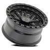 A125 JACKAL Wheel [Size: 20"x10"] Satin Black Center w/ Glossy Black Lip Finish A125200017N01804 - image 2