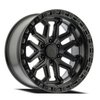 A125 JACKAL Wheel [Size: 20"x10"] Satin Black Center w/ Glossy Black Lip Finish A125200084N01804 - image 1