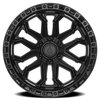 A125 JACKAL Wheel [Size: 22"x10"] Satin Black Center w/ Glossy Black Lip Finish A125220084N01804 - image 3