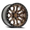 A125 JACKAL Wheel [Size: 20"x10"] Smoked Bronze Center w/ Glossy Black Lip Finish A125200084N01826 - image 1
