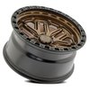 A125 JACKAL Wheel [Size: 20"x10"] Smoked Bronze Center w/ Glossy Black Lip Finish A125200084N01826 - image 2