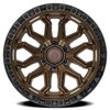 A125 JACKAL Wheel [Size: 20"x10"] Smoked Bronze Center w/ Glossy Black Lip Finish A125200084N01826 - image 3