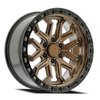 A125 JACKAL Wheel [Size: 20"x9"] Smoked Bronze Center w/ Glossy Black Lip Finish A125209084P00026 - image 1