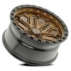 A125 JACKAL Wheel [Size: 22"x10"] Smoked Bronze Center w/ Glossy Black Lip Finish A125220084N01826 - image 2