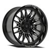 A126 JAVELIN Wheel [Size: 20"x10"] Gloss Black And Milled Finish A126200057N01816 - image 1