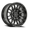 A126 JAVELIN Wheel [Size: 20"x9"] Gloss Black And Milled Finish A126209098P00016 - image 1