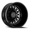 A129 DUALLY VALKYRIE REAR Wheel [Size: 24"x8.25"] Glossy Black Finish A129248293N24402 - image 1