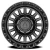 A130 PODIUM Wheel [Size: 17"x9"] Satin Black Center w/ Glossy Black Lip Finish A130179017P00004 - image 3