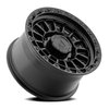 A130 PODIUM Wheel [Size: 17"x9"] Satin Black Center w/ Glossy Black Lip Finish A130179082P00004 - image 2