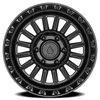 A130 PODIUM Wheel [Size: 17"x9"] Satin Black Center w/ Glossy Black Lip Finish A130179084P00004 - image 3