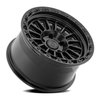 A130 PODIUM Wheel [Size: 17"x9"] Satin Black Center w/ Glossy Black Lip Finish A130179075N01204 - image 2