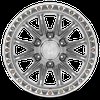A132 BLITZ Wheel [Size: 20"x9"] Gloss Silver Machined Finish A132209084P00019 - image 3