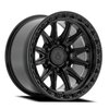 A132 BLITZ Wheel [Size: 17"x9"] Satin Black Center w/ Glossy Black Lip Finish A132179084P00004 - image 1