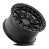 A132 BLITZ Wheel [Size: 17"x9"] Satin Black Center w/ Glossy Black Lip Finish A132179084P00004 - image 2
