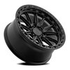 A132 BLITZ Wheel [Size: 20"x9"] Satin Black Center w/ Glossy Black Lip Finish A132209084P00004 - image 2